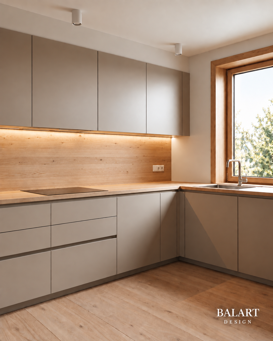 Lavello e piano cottura di cucina su misura BALART Design