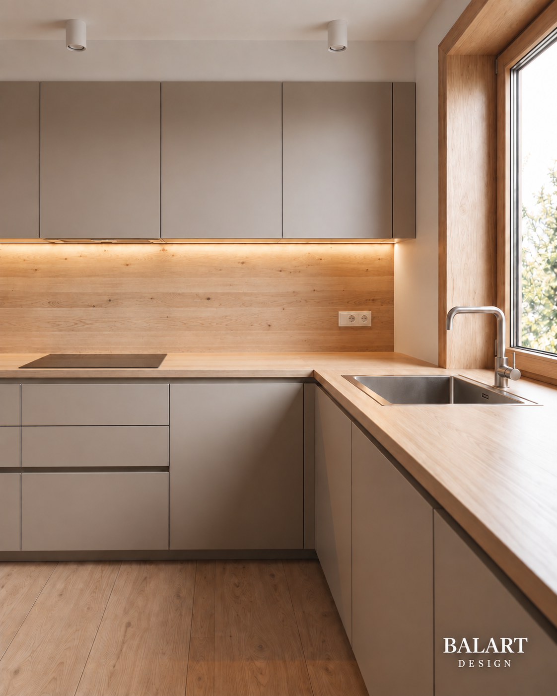Dettagli di una cucina su misura BALART Design